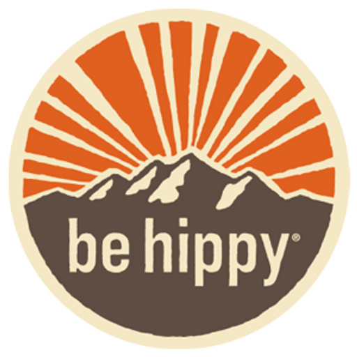 here is a Be Hippy Logo Sticker from the Logo collection for sticker mania