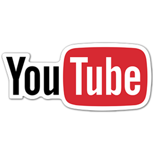 here is a YouTube Logo Sticker from the Into the Web collection for sticker mania