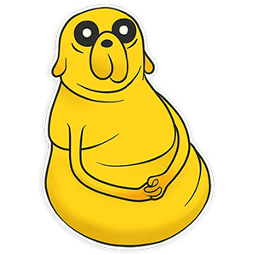 here is a Homunculus loxodontus Jake from the Adventure Time collection for sticker mania