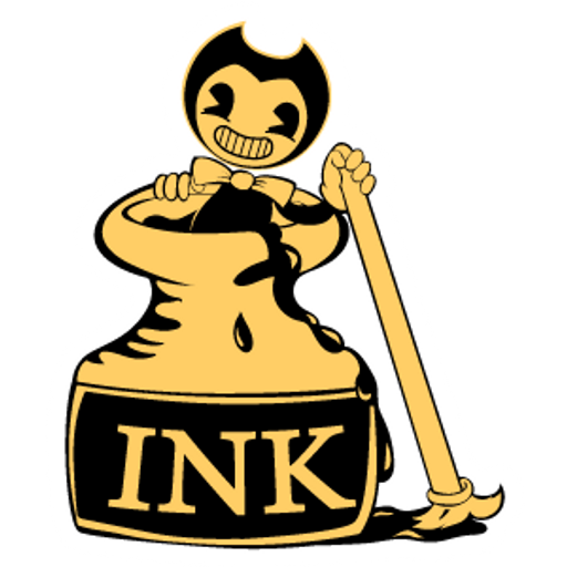 here is a Bendy in Inkwell from the Bendy and the Ink Machine collection for sticker mania