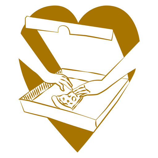 here is a Last Pizza Slice Love Sticker from the Food and Beverages collection for sticker mania