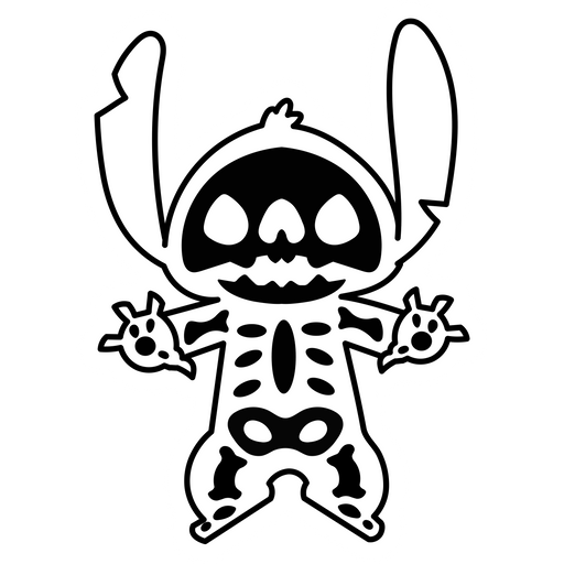 here is a Lilo & Stitch Stitch X-Ray Sticker from the Lilo & Stitch collection for sticker mania