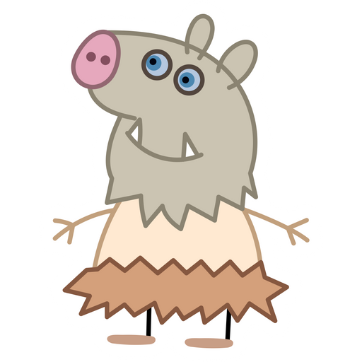 here is a Inosuke Hashibira Peppa Meme Sticker from the Memes collection for sticker mania